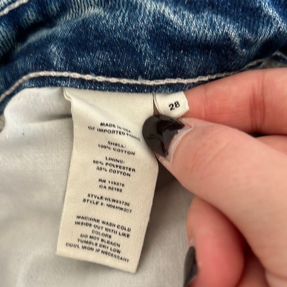 Helmut Lang Tacked Crop Flare Jeans - Picture 7 of 9